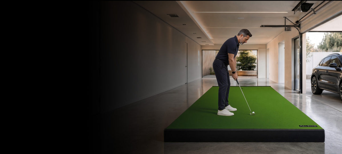 Putting on the Full Swing VG3 Virtual Green