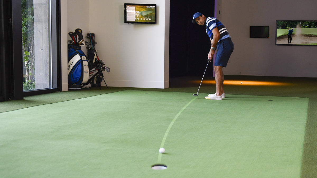 Jason Day Virtual Green installed at home