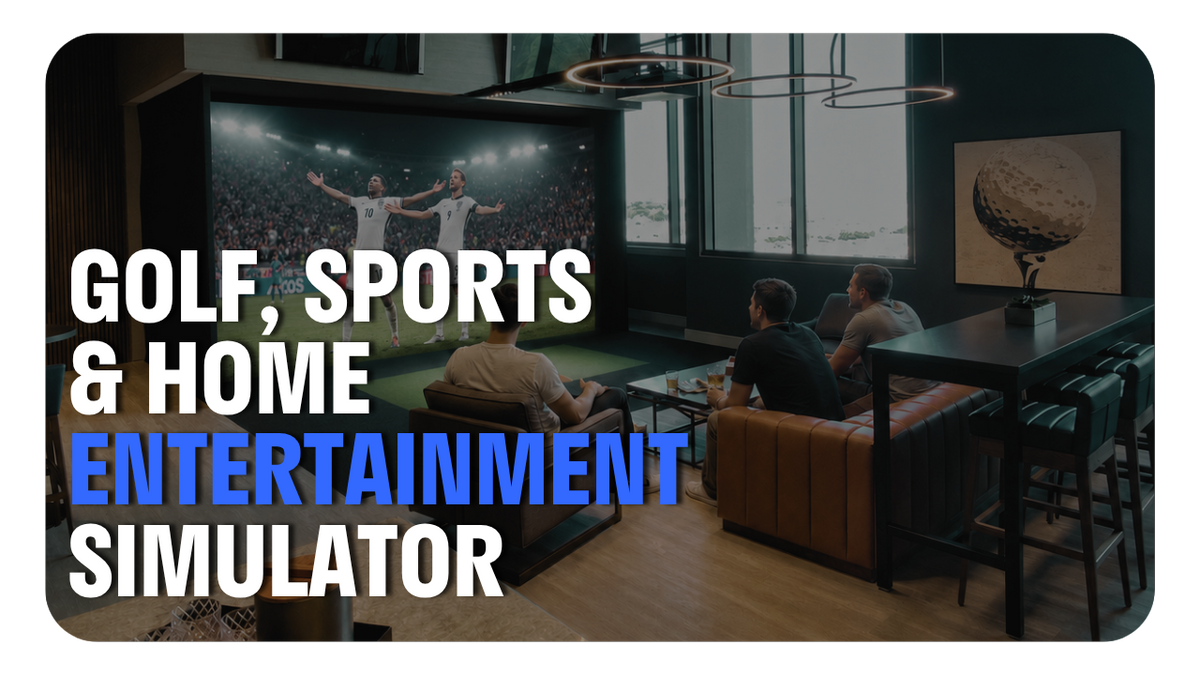 Golf, Sports & Home Entertainment Simulator