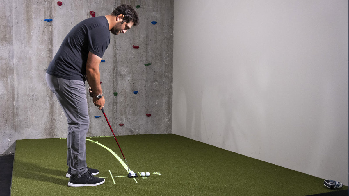 Jon Rahm using the Virtual Green