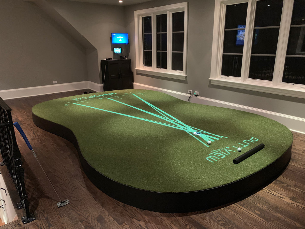 Virtual Green installation at a golf club